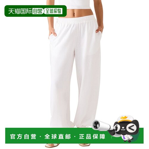 自营Steve Madden Divinia PANT - WHITE 休闲裤美国直发奥莱