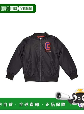 自营Converse Chenille Bomber Jacket Kids  Black Long Sleeve