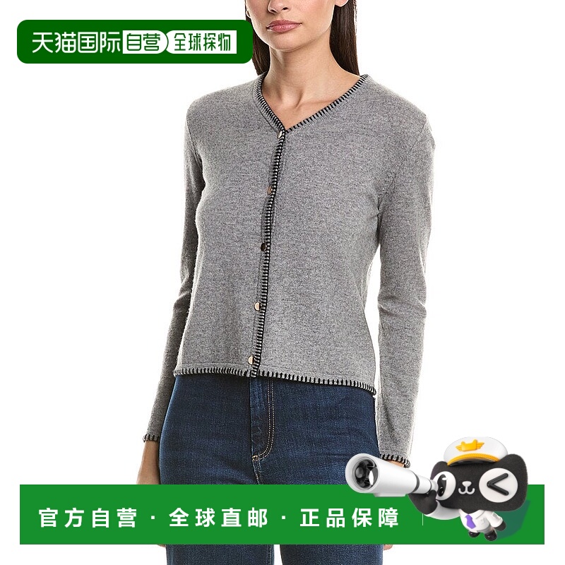 自营Bruno Magli Blanket Stitch Wool & Cashmere-Blend Cardiga