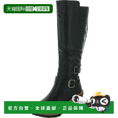 自营sun + stoneViviaan Womens Zipper Buckle Knee-High Boots