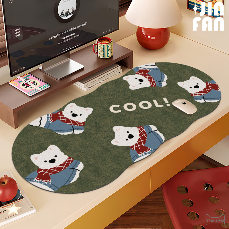 超大号鼠标垫办公室办公桌垫