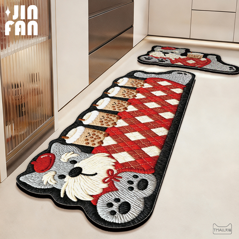 厨房地垫硅藻泥吸水防滑长条浴室