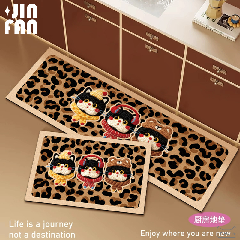 厨房地垫硅藻泥吸水防滑长条浴室