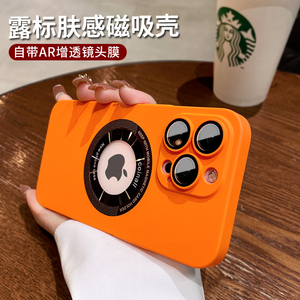 肤感磨砂磁吸充电适用苹果14pro