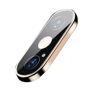 适用苹果x镜头膜iPhonexs后摄像头膜xsmax金属镜头保护圈xr相机全包镜头圈钢化玻璃后盖保护套贴膜高清镜片ix