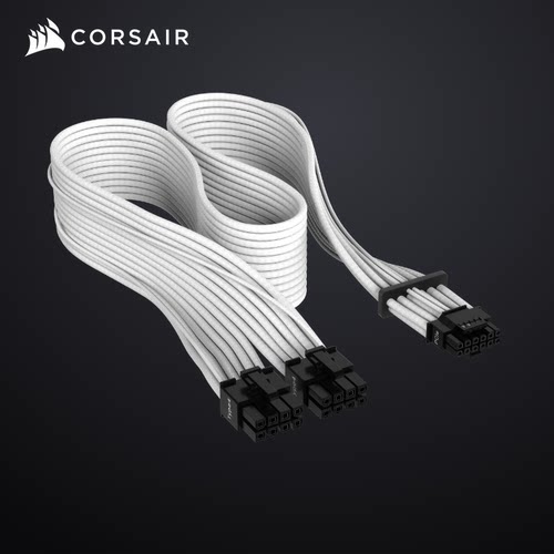 美商海盗船12V-2x6 600W线缆/12VHPWR Type 4 / 独立线套2*8pin