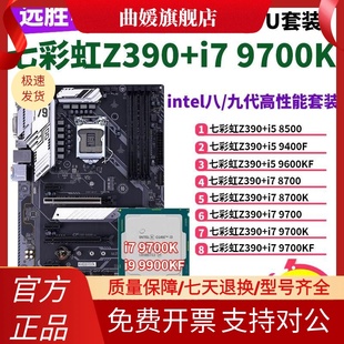 8700主板CPU套装 机Z370B360大板 台式 9600KF 七彩虹Z390搭配9700K