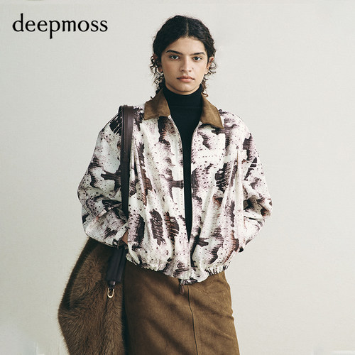 【deepmoss】2026秋冬新款幻鸟螺壳飞行夹克外套