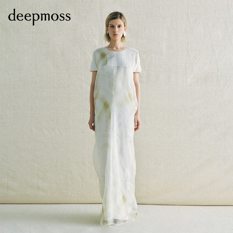 【deepmoss】2026春夏新款夏午风围纱礼服裙