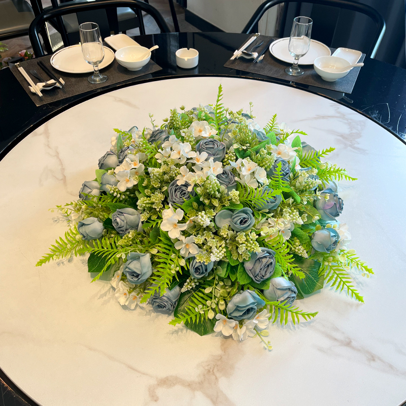 酒店桌花餐桌摆件假花仿真花