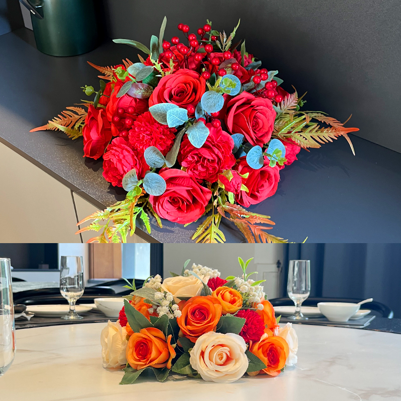 酒店餐桌圆桌转盘摆件装饰