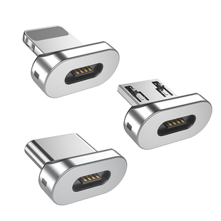 6a超级快充66W单头充电线配件强磁力吸头单吸铁石头子安卓Typec磁铁 扁款 磁吸数据线磁头 本店客户专享