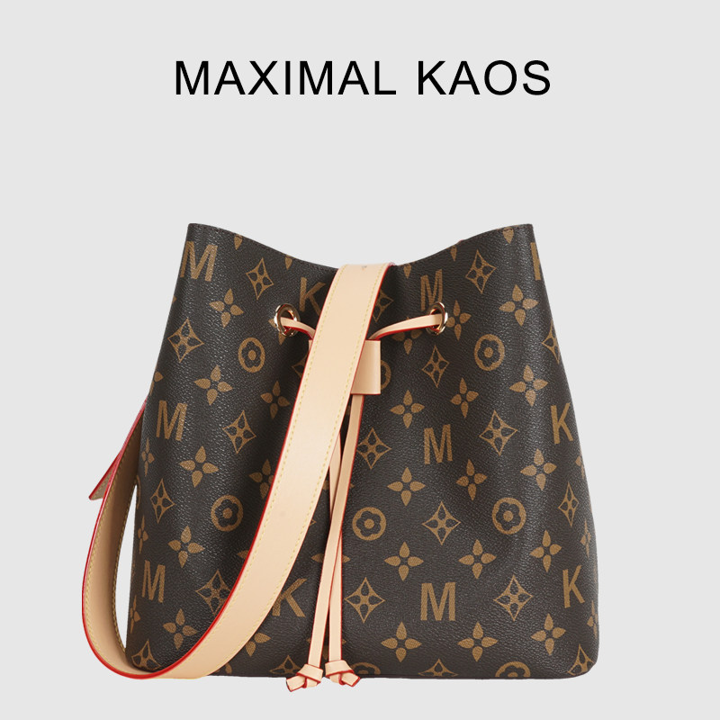 MAXIMAL KAOS大容量抽绳水桶包单肩斜挎女包MK00226