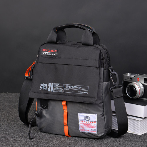 牛津布单肩斜挎包男士手提帆布包