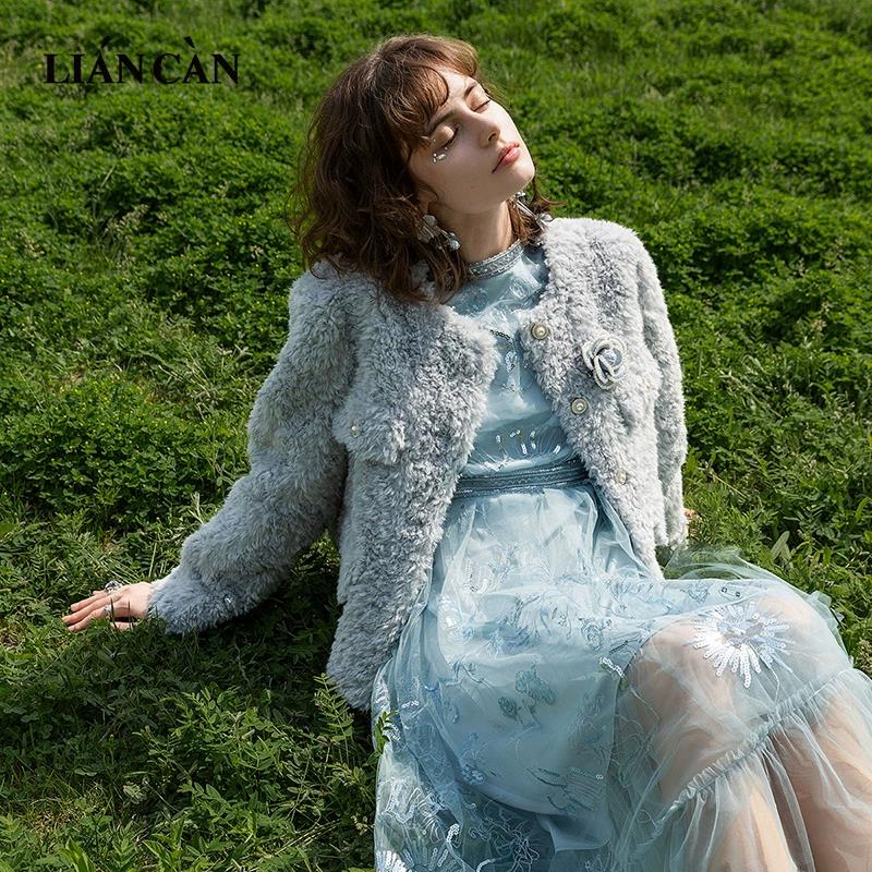LIANCAN/莲灿度假风短款