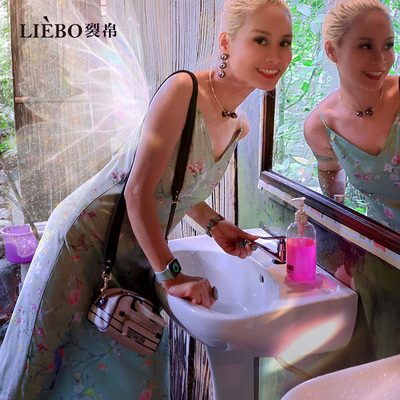 LIEBO/裂帛优雅气质H型裙