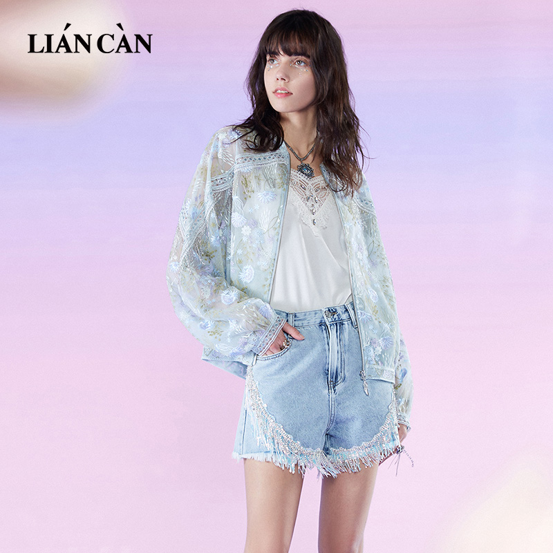 高腰LIANCAN/莲灿短裤