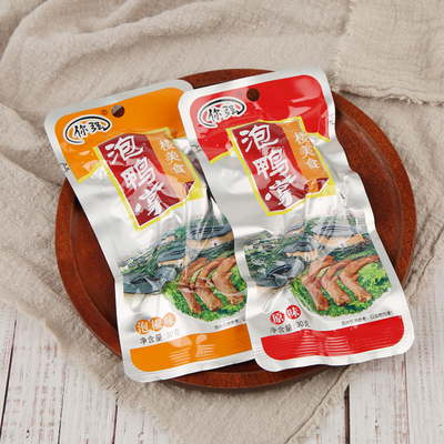 你强泡椒味原味泡鸭掌休闲零食