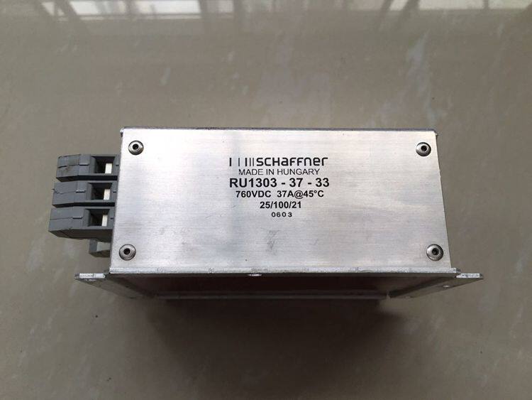 schaffner电源线滤波器ru1303-37-33 760vdc 37a原装现货 实物图