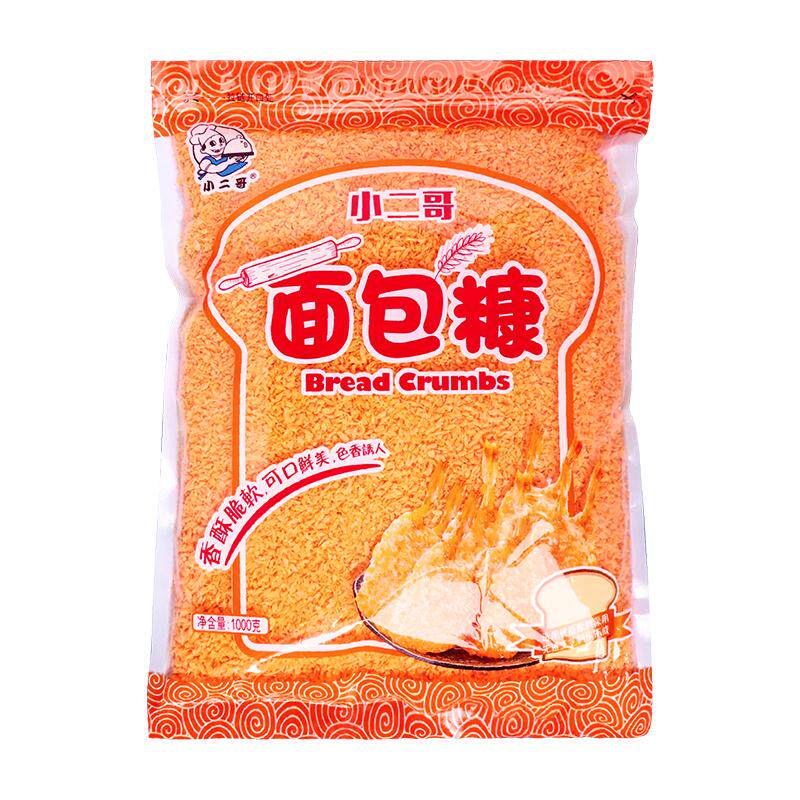 黄白面包糠小二哥炸虾鸡排包裹料图片