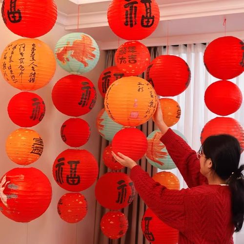 2026新款马年春节古风灯笼