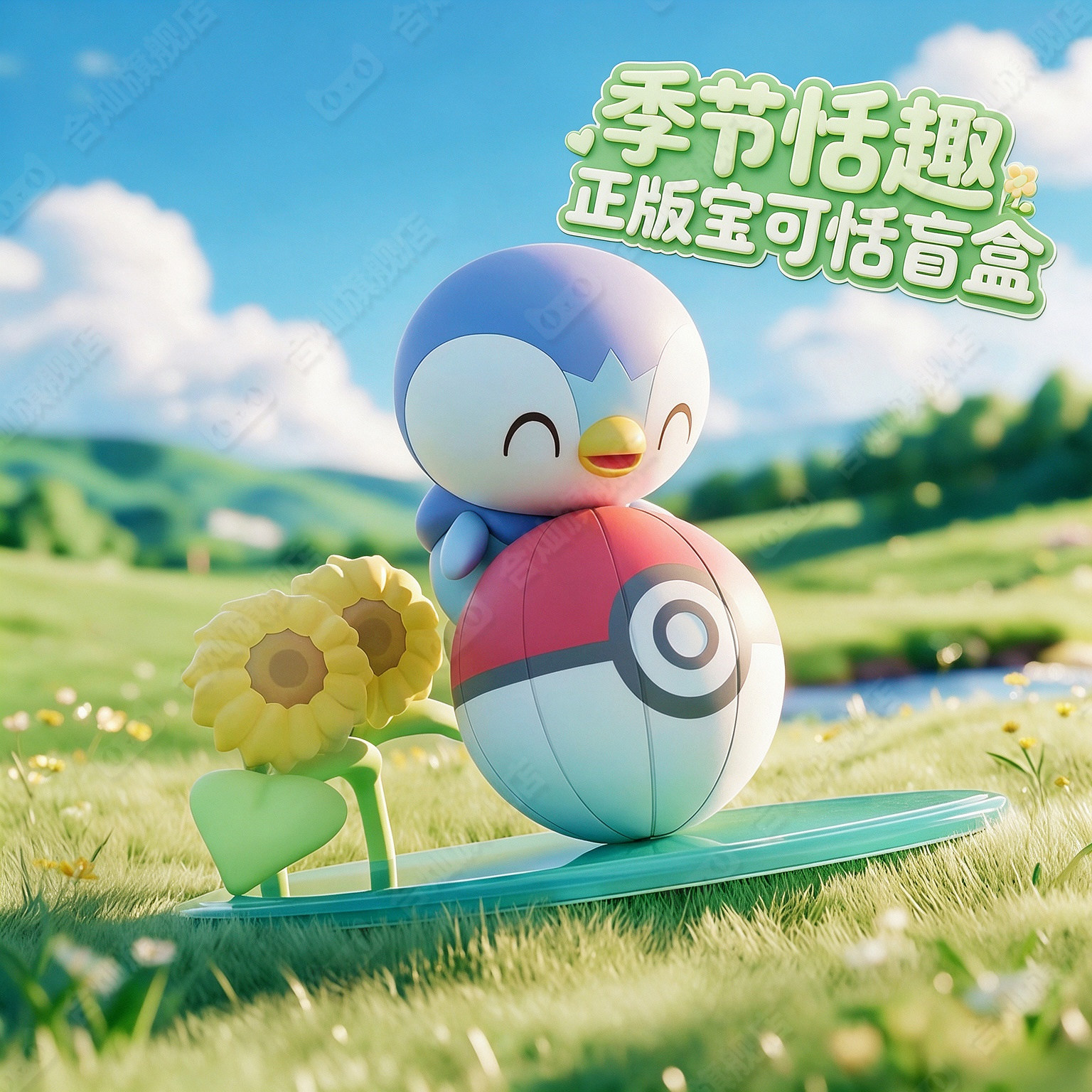 正版宝可梦恬摆件波加曼潮流盲盒神奇宝贝皮卡丘模型公仔手办玩具