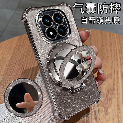 适用红米note15pro十手机壳镜子