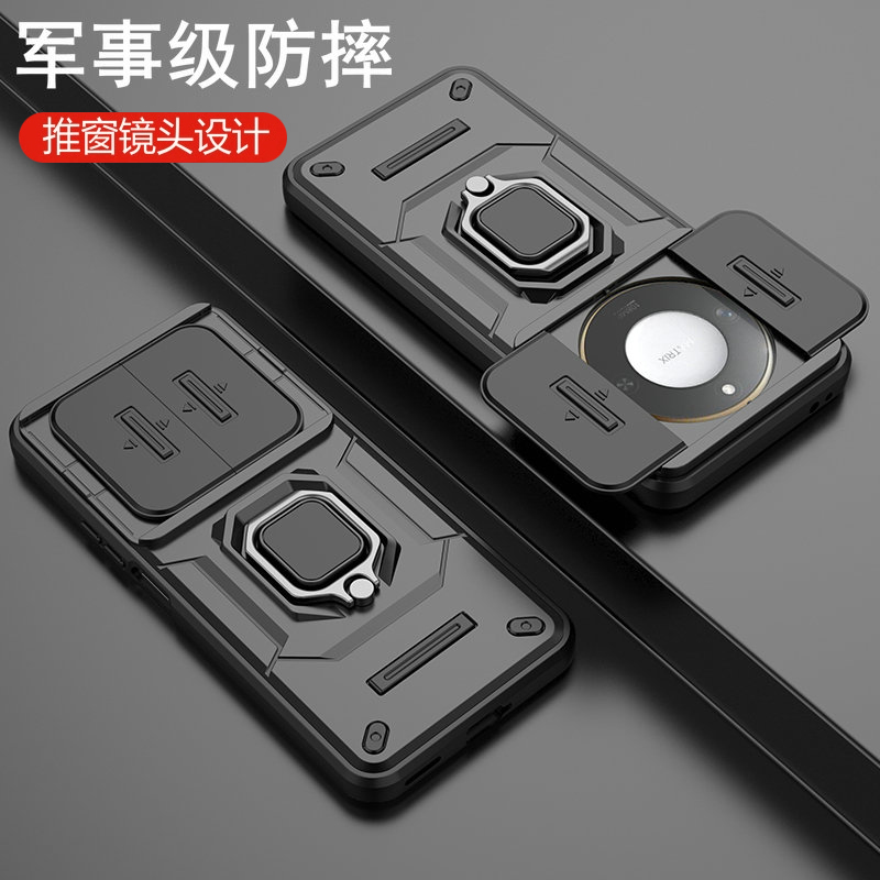 适用华为荣耀x60手机壳X60pro保护硅胶套5G镜头全包防摔honor磨砂硬壳BRC一AN00新款男BRP防滑por带支架BRPAN