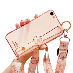 适用oppoa59s手机壳A57腕带保护A59s硅胶套OPPO全包a59m防摔a57t软壳m女款a59st创意oppa网红oopoa挂绳opooa0