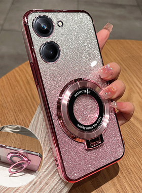 适用真我10s手机壳realme10s保护5G硅胶套RMX3617全包防摔oppo透明软1os带支架3615男女reaime新款s5g红米超