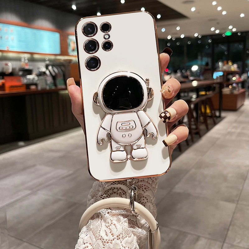 三星S23ultra硅胶宇航员带支架