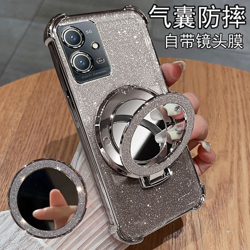 适用vivoY33s自带镜头膜磁吸壳