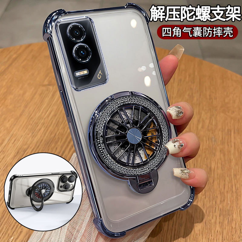 适用华为荣耀GT手机壳honorgt透明保护硅胶套AMG一AN00气囊全包防摔ANOO软外壳AMGAN带支架tg版男女新款超薄