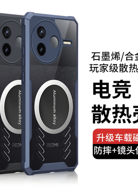 适用小米pocof7pro手机壳poco f7ultra透明保护套5g镜头全包防摔磨砂硬壳por国际版超薄外壳男女散热磁吸简约