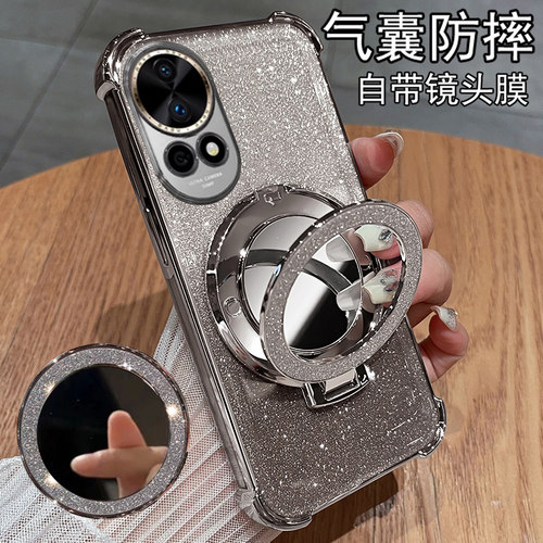 华为nova12系列自带镜头膜气囊壳