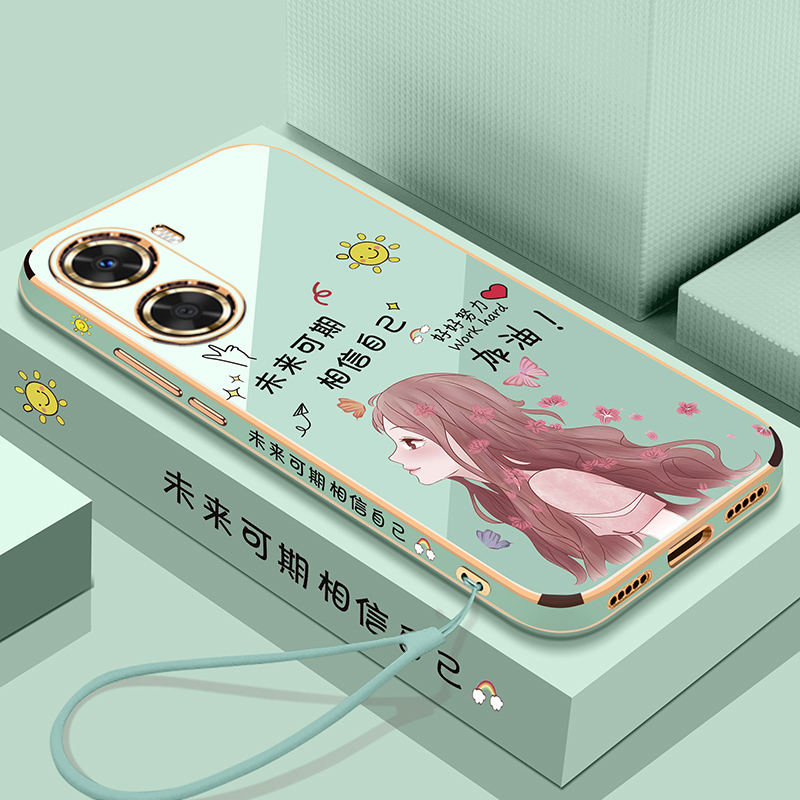 华为hi畅享60s超薄个性电镀壳潮