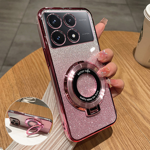 适用红米K70手机壳小米K70pro保护K70e硅胶套redmik镜头全包5g防摔k7o透明软壳p带支架redmi男女por新款 pr0潮