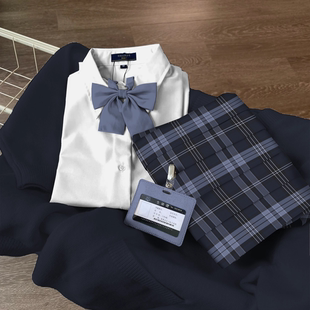 显瘦校供辣妹制服套装 原创JK·澪 格裙短裙秋冬 正版