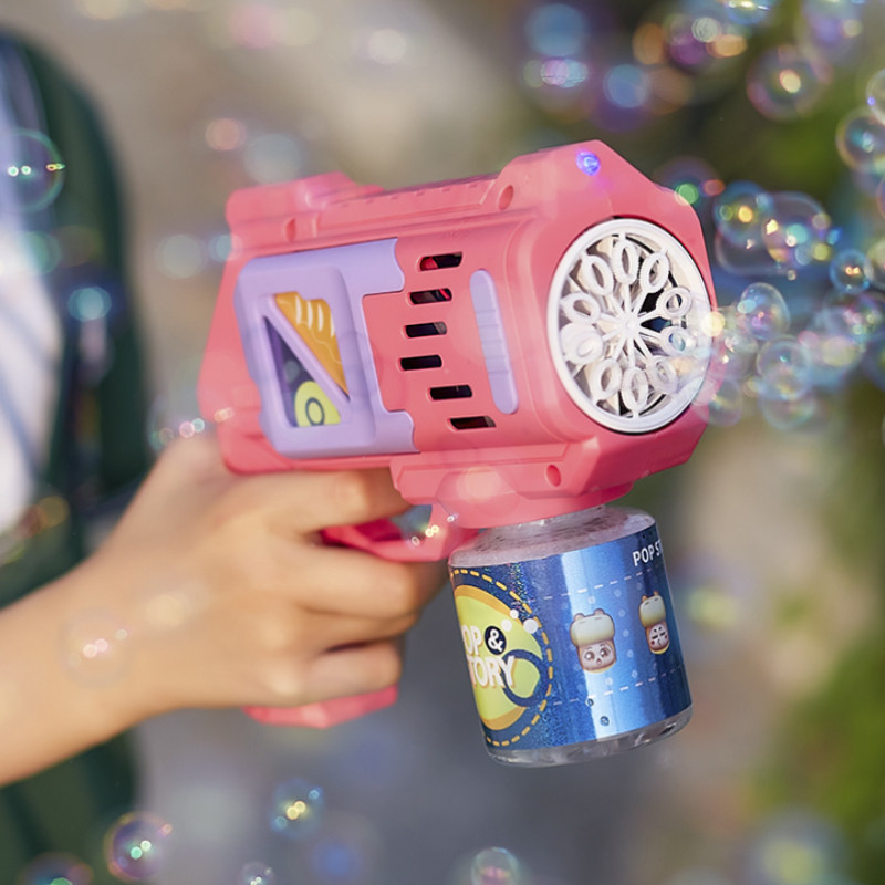 BUBBLE MACHINE HANDHELD ELECTRIC GUN CHILDRENS AUTOMATIC FIREWORKS 2022 NEW BLOW GIFT BOY AND GIRL TOYS INTERNET CELEBRITY HITS