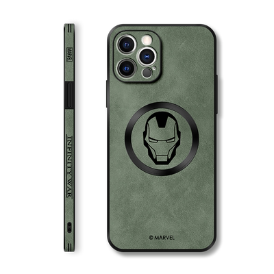 美赞仕漫威适用苹果17promax手机壳新款magsafe磁吸iPhone 16防摔13全包14保护套12pro钢铁侠max高级11男Air