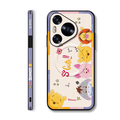 美赞仕迪士尼授权适用华为P70手机壳磁吸p60防摔保护套mate60充电mate50维尼熊Pura70新款pro男女Ultra卡通se