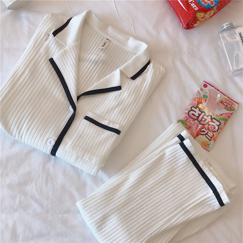 产妇月子服春秋孕妇睡衣纯棉产后哺乳家居服夏季吸汗怀孕期套装