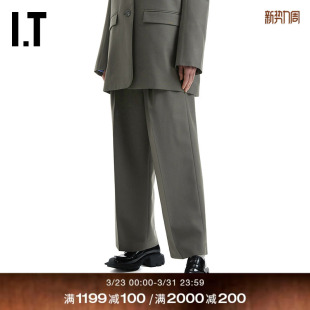 西装 阔腿裤 裤 新款 231361XQ 摩登时髦饰腰带长裤 日本ENFÖLD女装