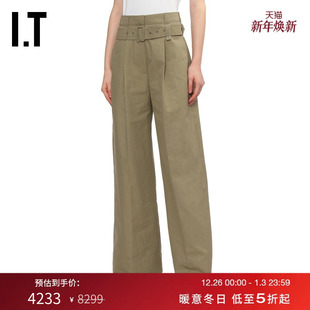 新款 4171C Rocha女装 西裤 通勤宽松直筒裤 时尚 长裤 裤 西装 Simone