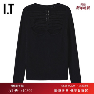 新款 镂空破洞针织衫 Owens男装 潮流酷感薄毛衣KGRIDPMP Rick