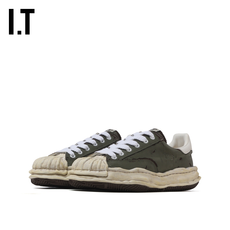 IT Mihara Yasuhiro男款做旧运动鞋新款复古街头风板鞋W727KHMP