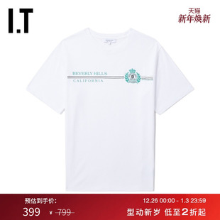 Rich女装 宽松短袖 T恤新款 6258WHXO 休闲随性圆领半袖 Sporty