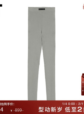 IT ESSENTIALS女装罗纹针织打底裤简约休闲修身leggings053FFWXK