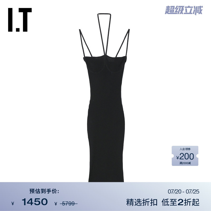 ITANDREAADAMO吊带针织连衣裙