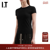 Rick T恤新款 Owens女装 修身 短袖 简约基础款 纯色内搭6235JA0Q